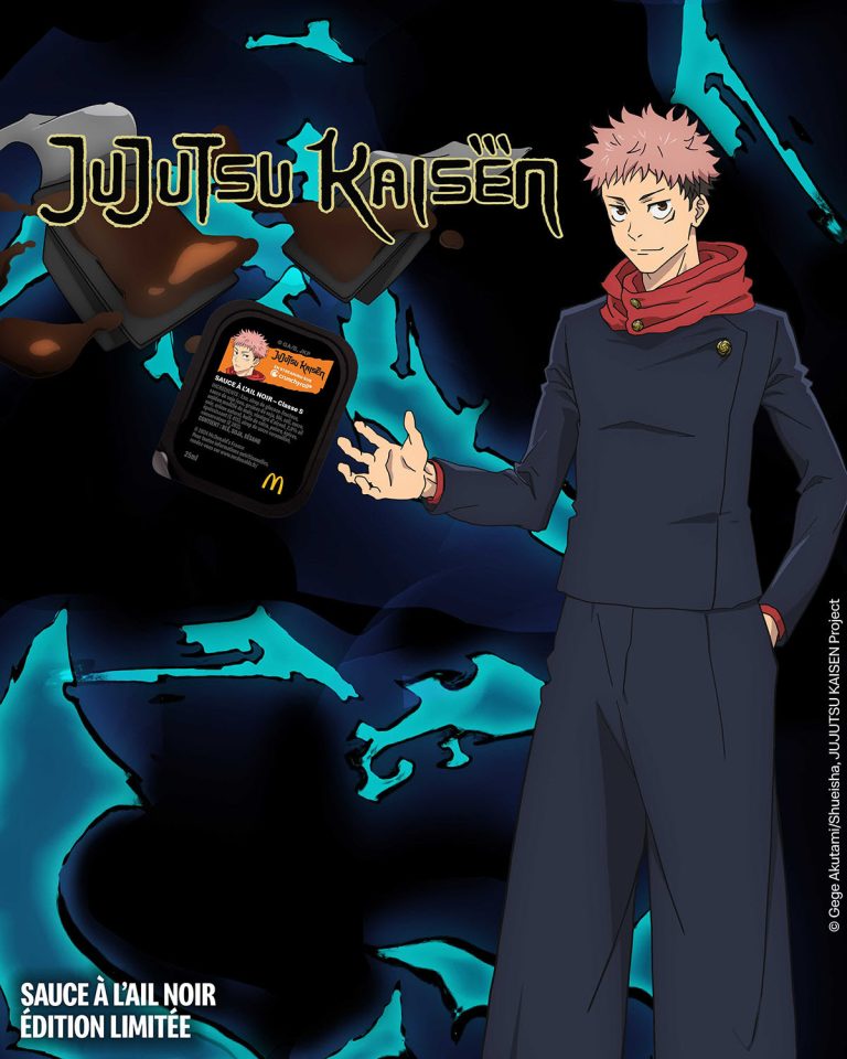 Édition Limitée Jujutsu Kaisen chez McDonald’s France : Une sauce exclusive à découvrir…