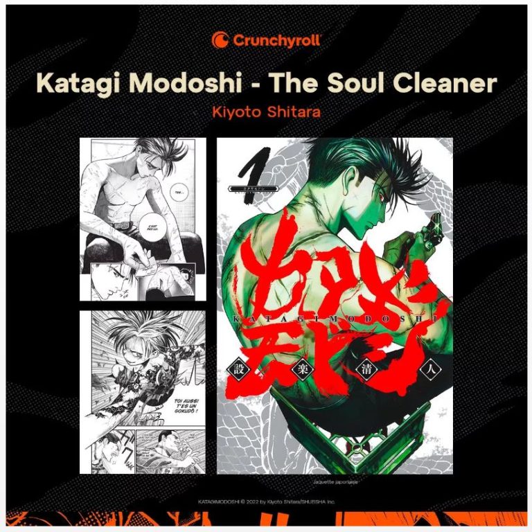 Katagi Modoshi – The Soul Cleaner : un manga d&rsquo;action surnaturelle arrive en janvier 2025