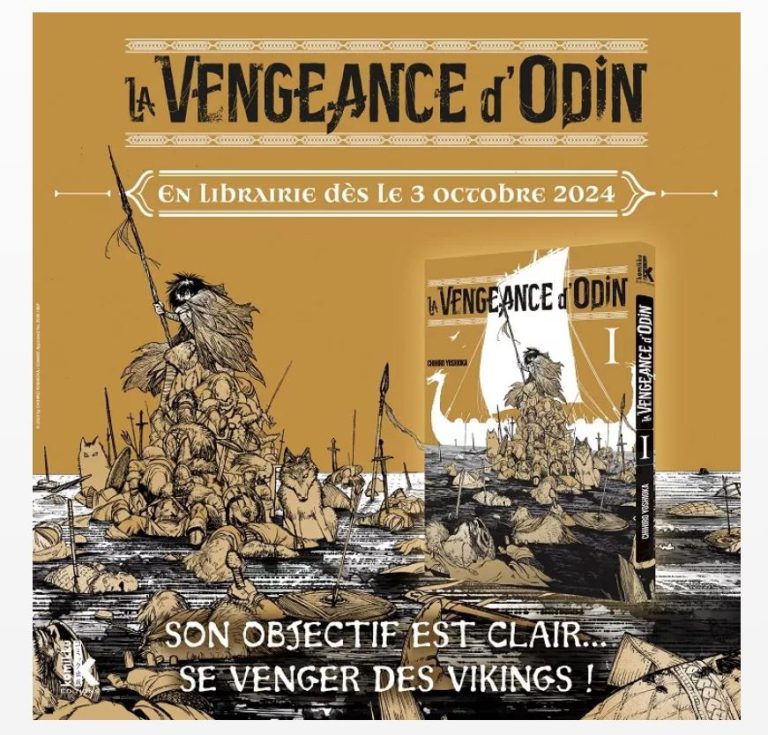 La Vengeance d&rsquo;Odin : Un manga Viking arrive en France avec Komikku !