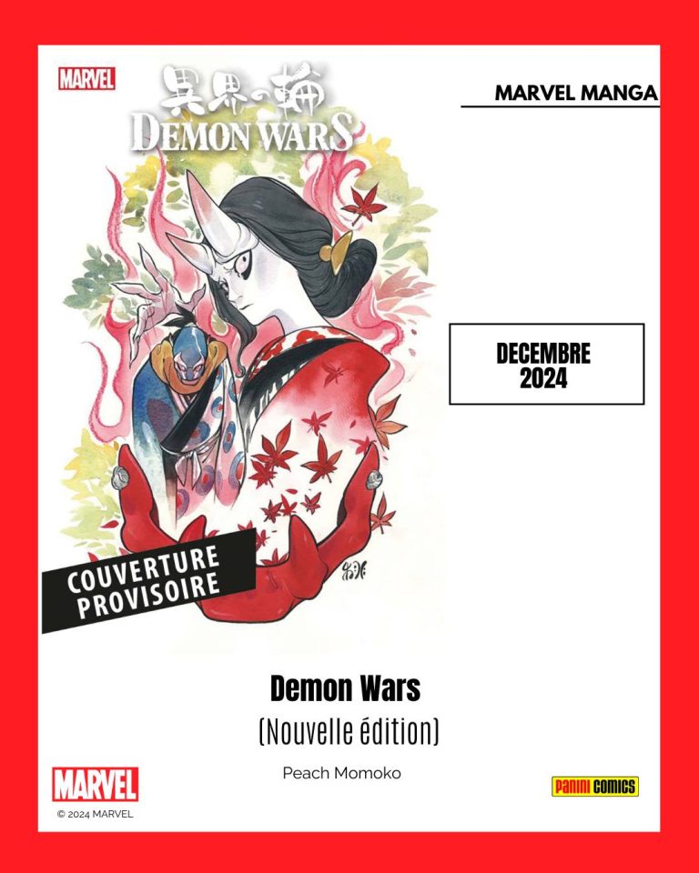 Peach Momoko : Demon Wars en format Manga et Art-Book exclusif en décembre 2024