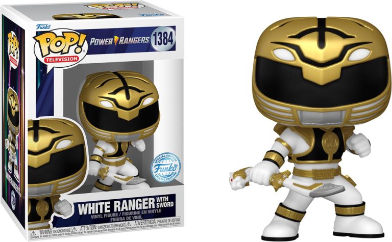Figurine Funko Pop – Power Rangers du rangers blanc