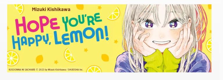 Hope You’re Happy Lemon! : Nouvelle comédie romantique chez Mana Books en 2025