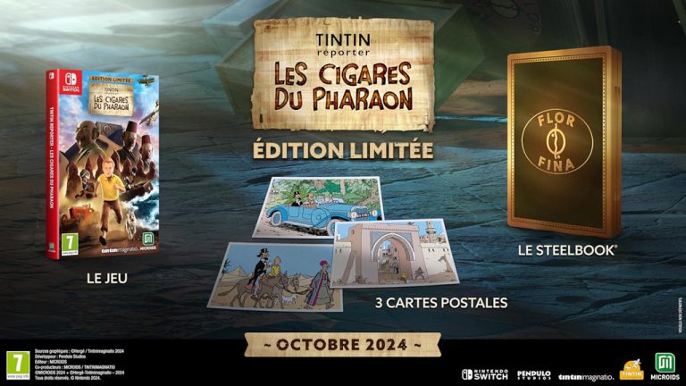 Tintin Reporter : Les Cigares du Pharaon – édition limitée Switch