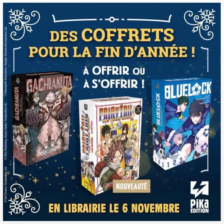 Nouveaux coffrets découverte chez Pika pour les fêtes de din d’année…