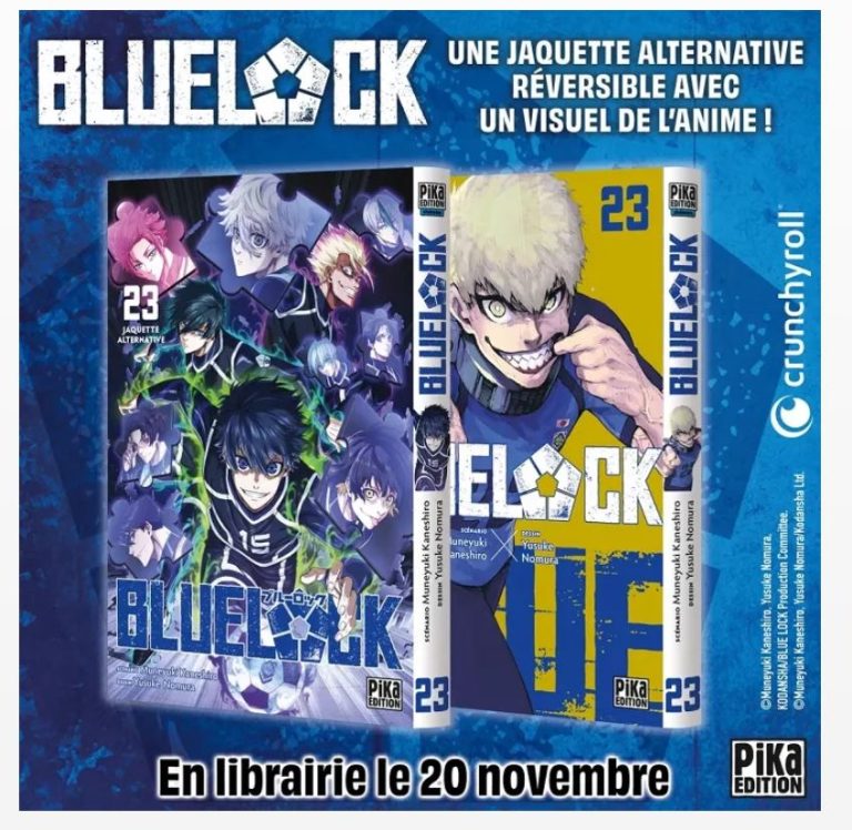 Découvrez l&rsquo;Édition Spéciale du Tome 23 de Blue Lock avec Jaquette Réversible chez Pika Edition !