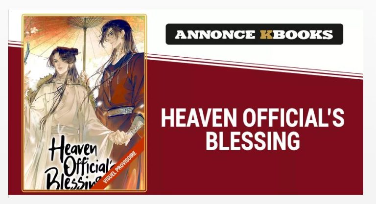 Heaven Official’s Blessing arrive en version papier chez Kbooks