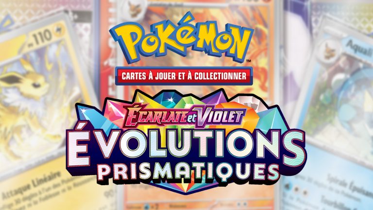 Nouvelle Extension Pokémon TCG : Écarlate et Violet – Évolutions Prismatiques, avec Évoli en Vedette !