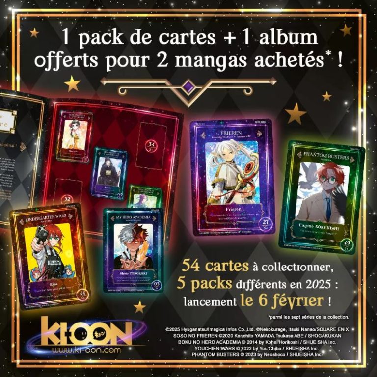 Ki-oon lance une collection exclusive de cartes All Stars