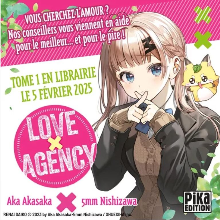 La Love Agency ouvrira ses portes chez Pika