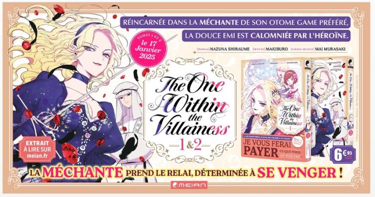 The One Within the Villainess : un manga attendu chez Meian