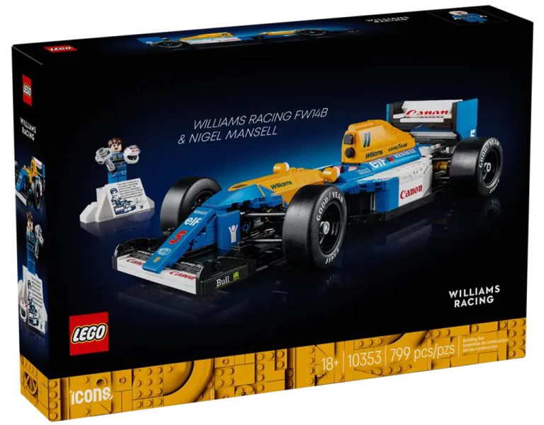 Williams Racing FW14B et Nigel Mansell – LEGO icons 10353