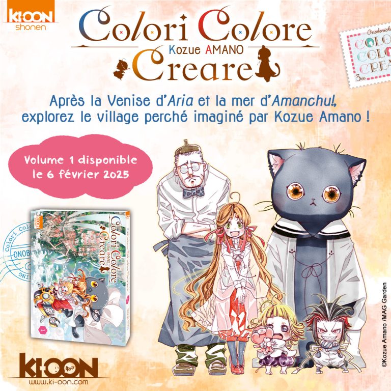 Découvrez un premier aperçu de Colori Colore Creare de Kozue Amano