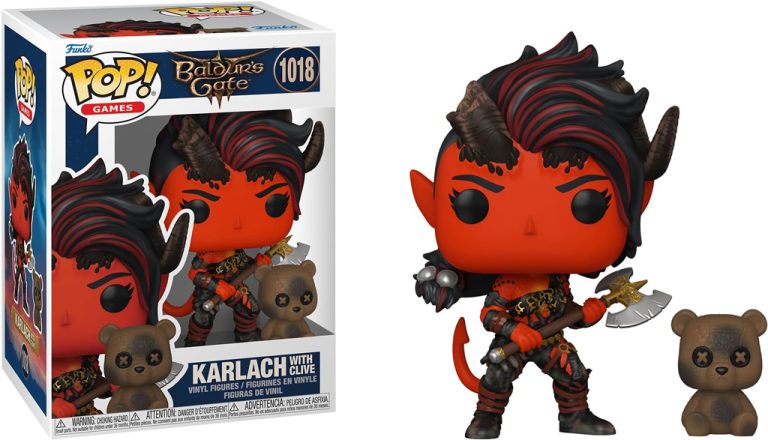 Figurine Funko Pop – Karlach & Clive (Baldur’s Gate 3)