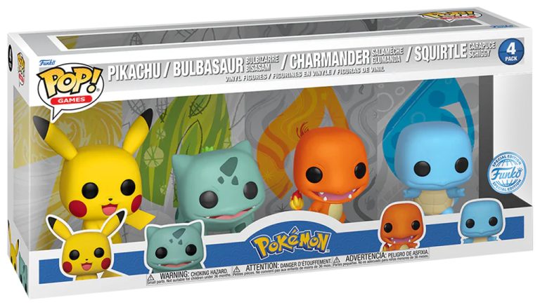 Figurine Funko Pop – Starters Pokémon