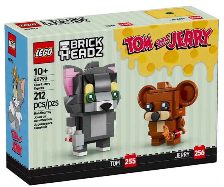 Figurines de Tom et Jerry – LEGO BrickHeadz