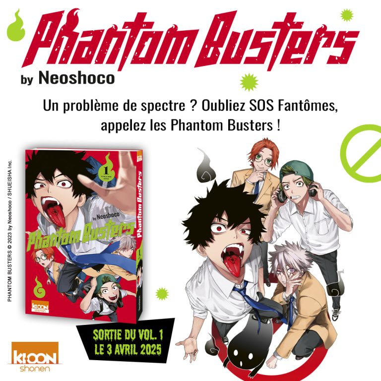 Phantom Busters : Les premières pages du manga dévoilées !