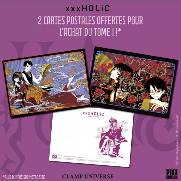 xxxHolic : Pika offre des cartes postales exclusives pour la nouvelle édition