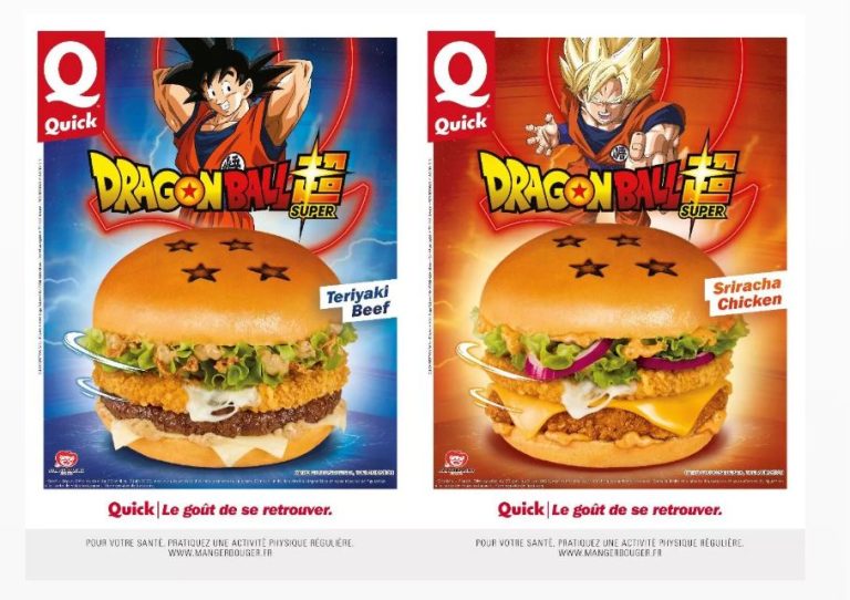 Dragon Ball Super débarque chez Quick avec un burger inédit !