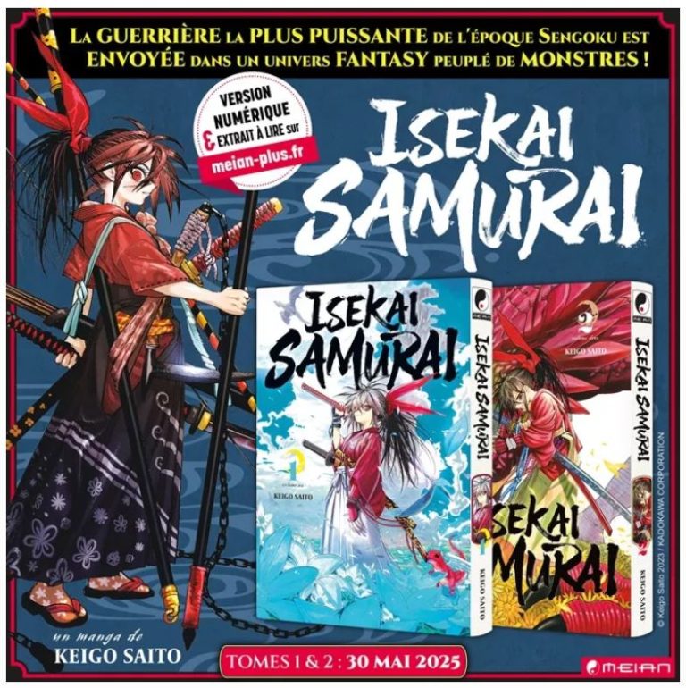 Isekai Samurai : Le manga épique arrive chez Meian !