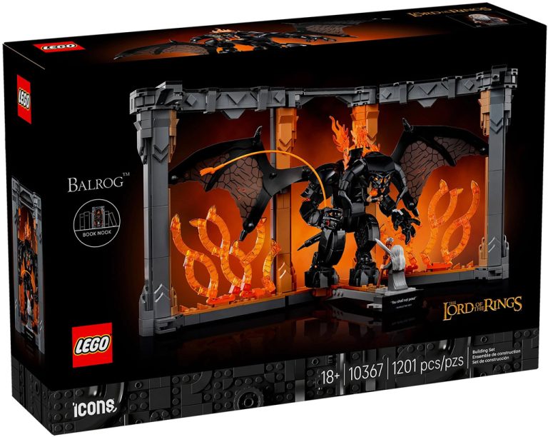 Le Seigneur des Anneaux : Book Nook du Balrog – LEGO Icons
