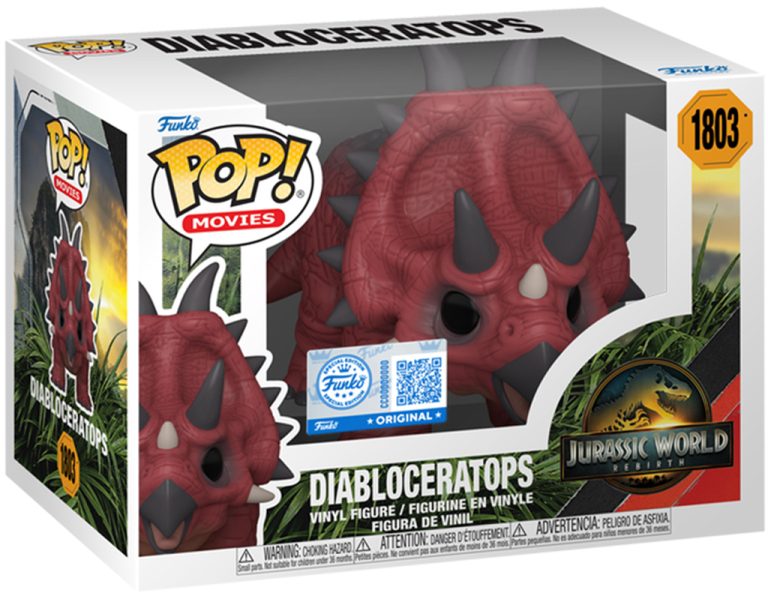 Figurine Funko Pop – Diabloceratops – Jurassic World : Rebirth