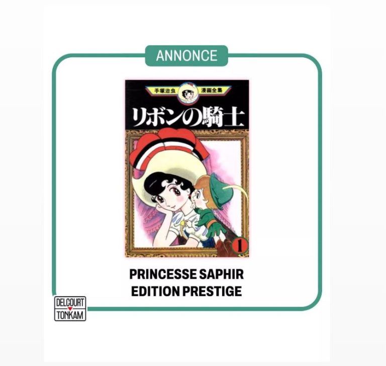 Princesse Saphir d’Osamu Tezuka revient en édition prestige chez Delcourt/Tonkam