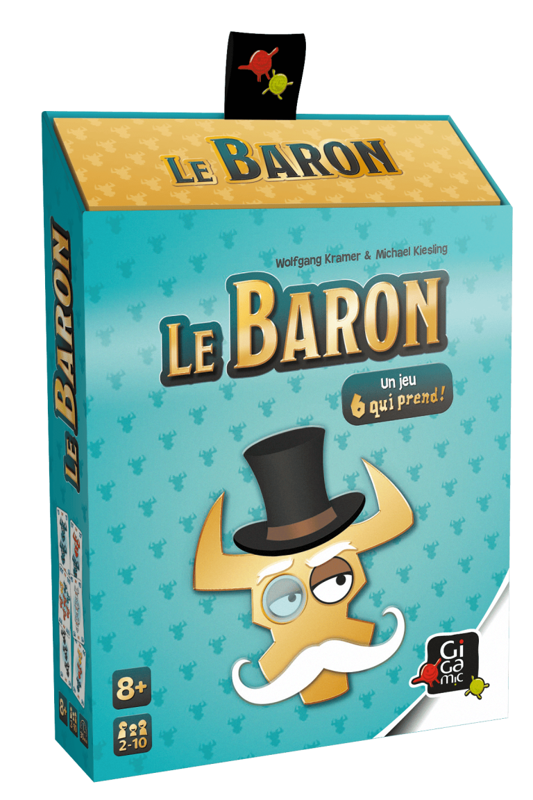 Entrez dans la stratégie avec Le Baron, le nouveau jeu de cartes signé Gigamic !