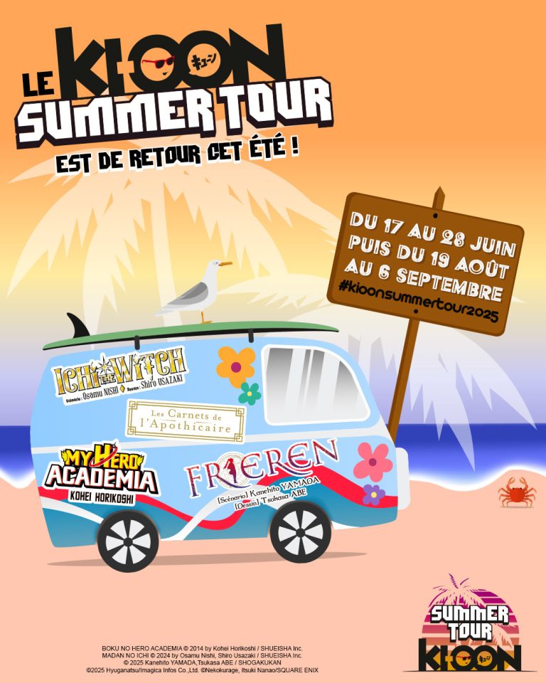 Ki-oon Summer Tour 2025 : la tournée manga qui fait vibrer la France !