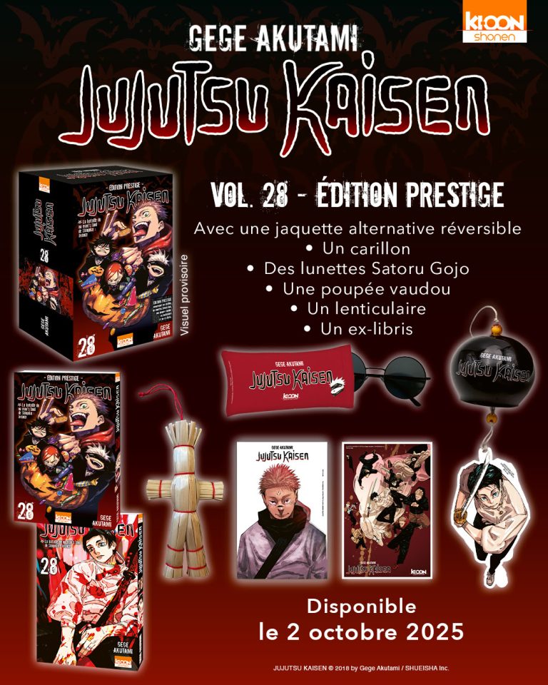 Jujutsu Kaisen tome 28 : une édition collector explosive avec Yuta, Gojo et plus encore !