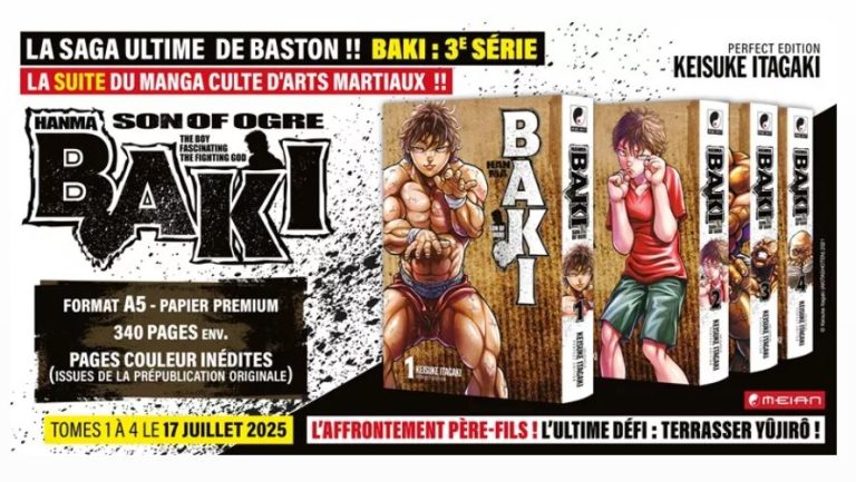 Hanma Baki – Son of Ogre : Meian muscle le jeu cet été avec l’édition Perfect