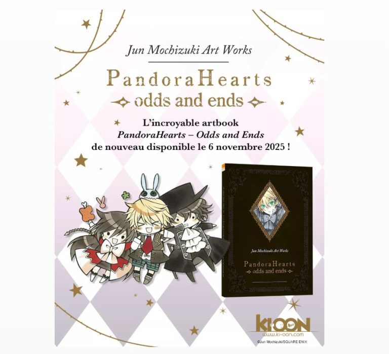 📚 Pandora Hearts : l’artbook culte « Odds and Ends » revient enfin chez Ki-oon !