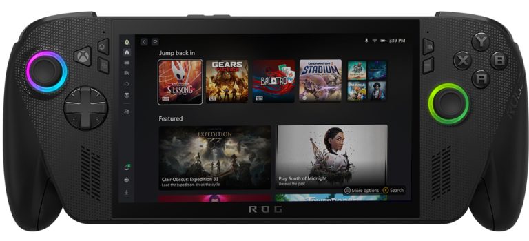 Console portable Rog Xbox Ally X noir