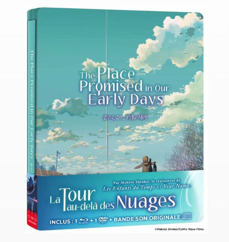 Une édition steelbook pour La Tour au-delà des nuages de Makoto Shinkai