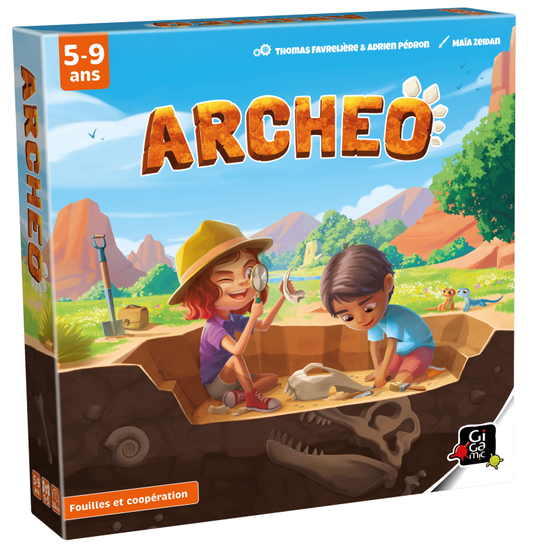 🦴 Archéo : le jeu coopératif palpitant pour petits explorateurs !