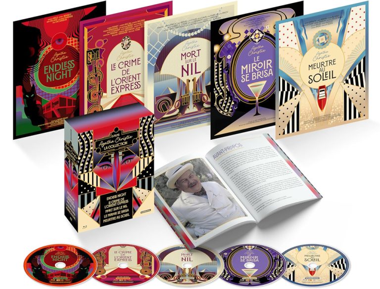 La collection Agatha Christie – Coffret 5 films blu-ray