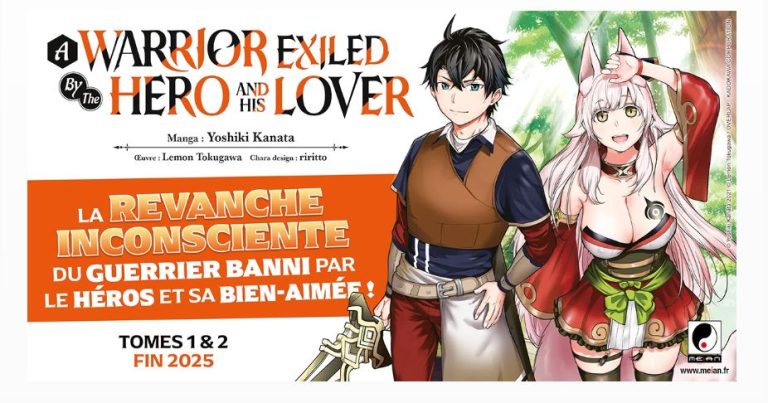 ⚔️ A Warrior Exiled by the Hero and His Lover annoncé par Meian