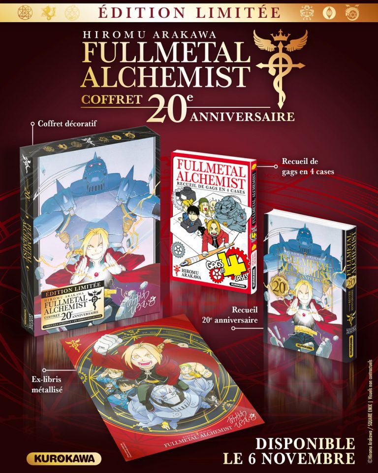 Fullmetal Alchemist – Coffret 20ème anniversaire