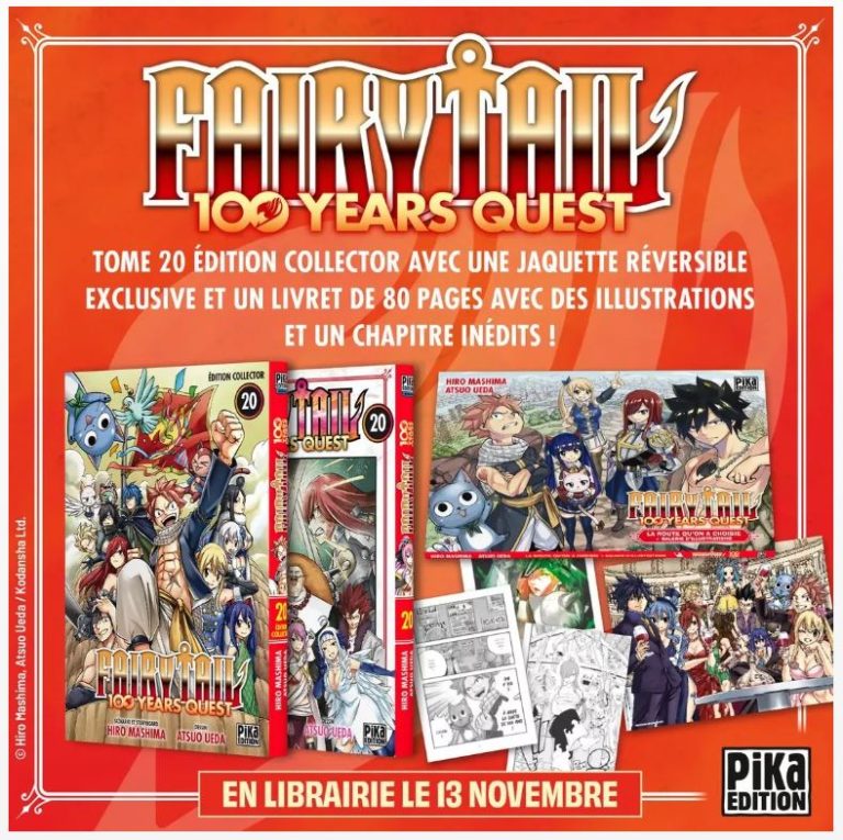 🐉 Fairy Tail 100 Years Quest : une édition collector magique pour le tome 20 !