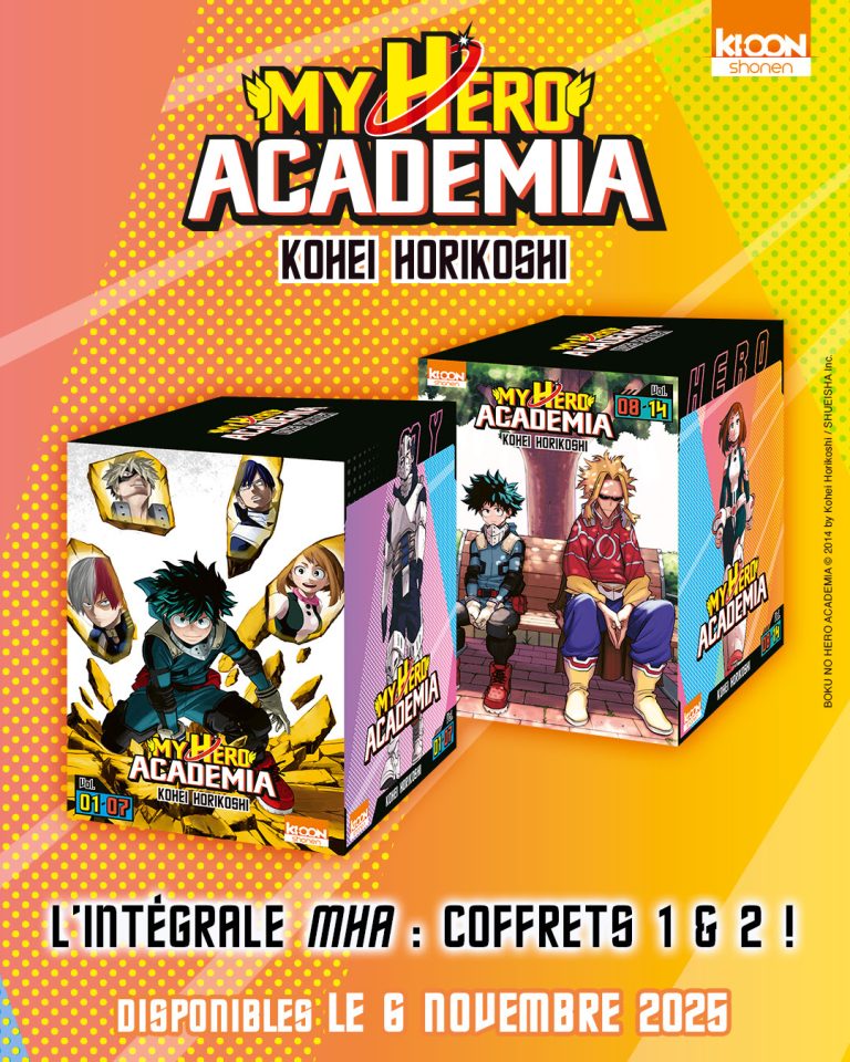 🦸 My Hero Academia : l’intégrale en coffret débarque le 6 novembre !