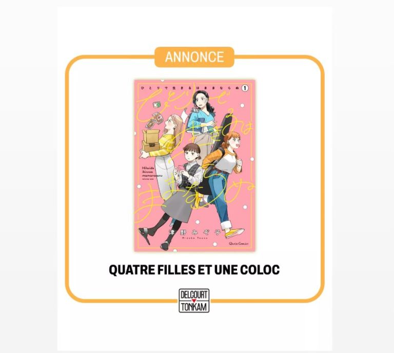 🏡 Quatre filles et une coloc : le josei tendre de Delcourt/Tonkam