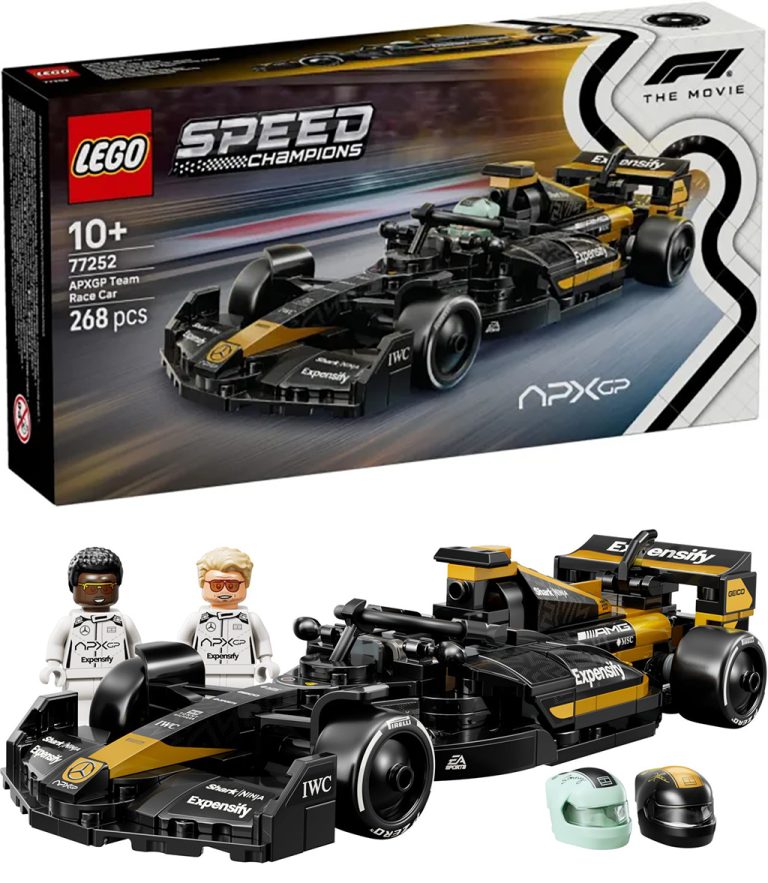 Voiture de course de l’écurie APXGP tirée du film F1 – LEGO Speed Champions F1