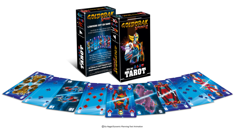 🟢 Goldorak : découvrez le jeu de société et le jeu de tarot