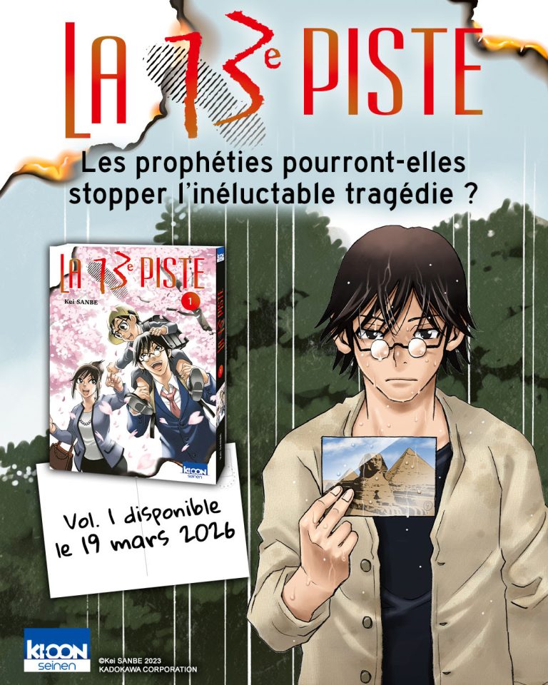 ⏳ La 13e Piste : Kei Sanbe revient avec un thriller temporel sous haute tension