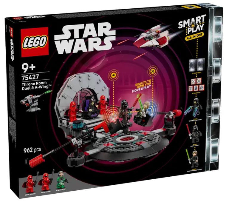 Duel dans la salle du trône et chasseur A-Wing – LEGO Smart Play