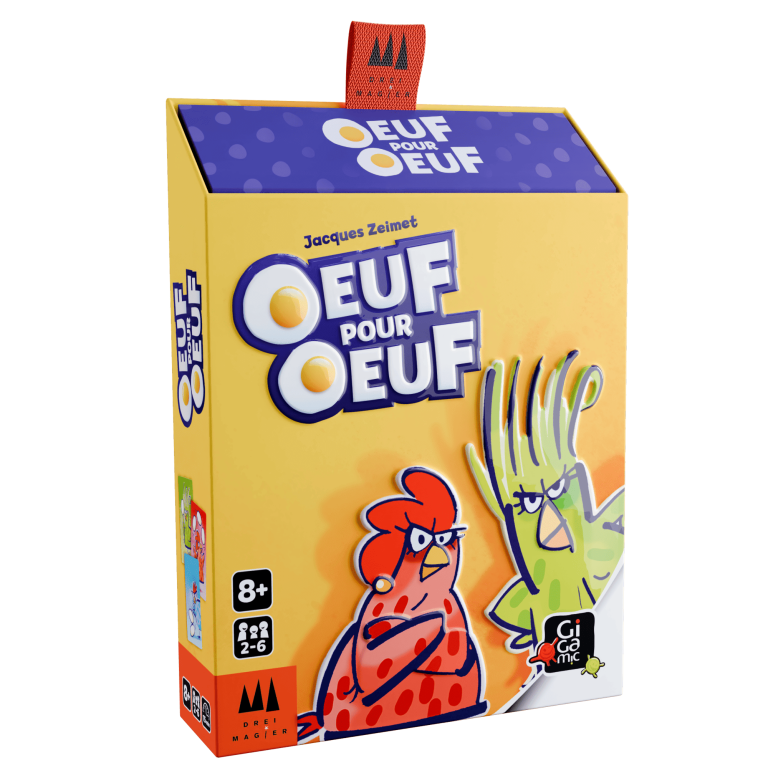 🥚 Œuf pour Œuf : le jeu familial culte revient en boîte biseau
