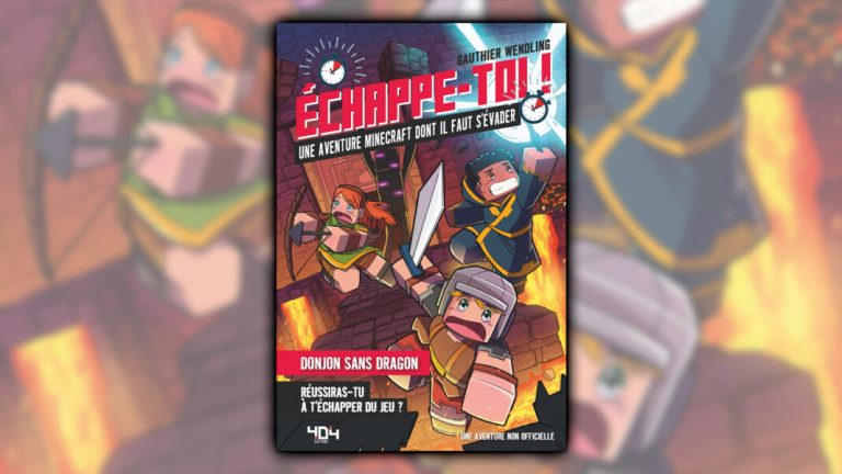 🎮 Échappe-toi ! : un roman-jeu inspiré de Minecraft arrive chez 404 Éditions