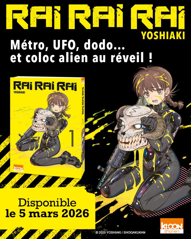 Rai Rai Rai Book 👽 Rai Rai Rai : un premier extrait explosif pour le nouveau manga SF de ...