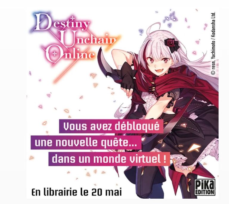 🎮 Destiny Unchain Online : un nouveau shônen chez Pika Edition