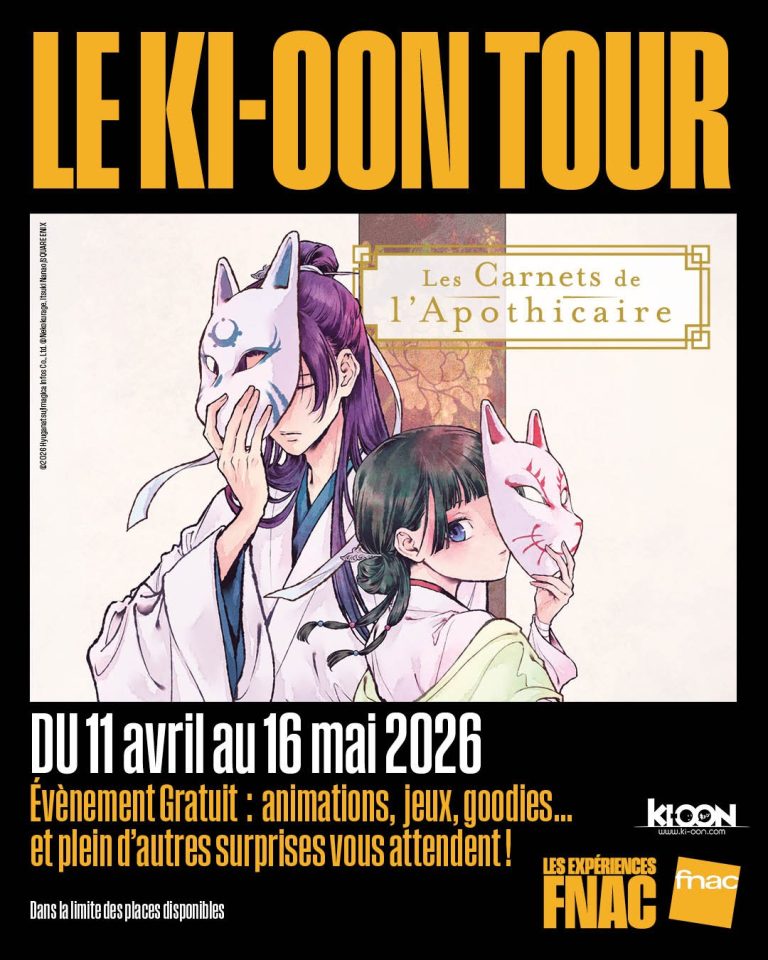 📚 Ki-oon x Fnac : la tournée manga fait son grand retour en 2026 !
