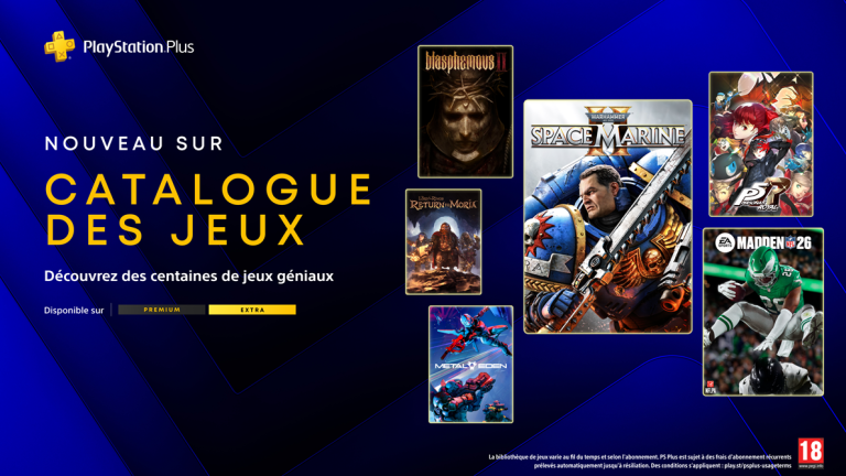 🎮 PS plus extra : les jeux de mars 2026 officiellement annoncés